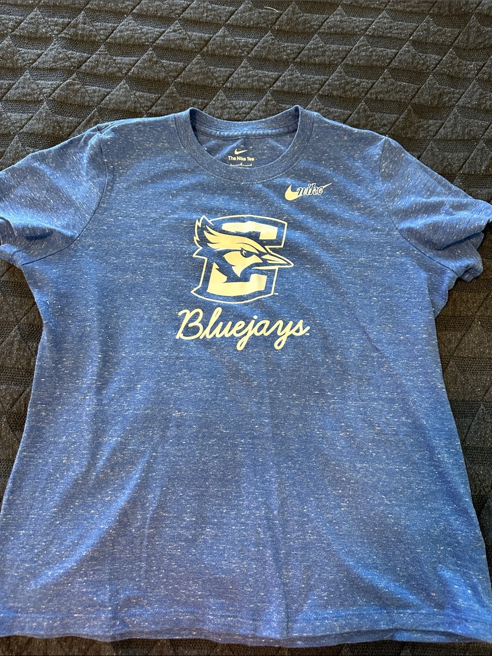 Nike Women’s Blue Heathered Creighton Bluejays Short Sleeve Tee